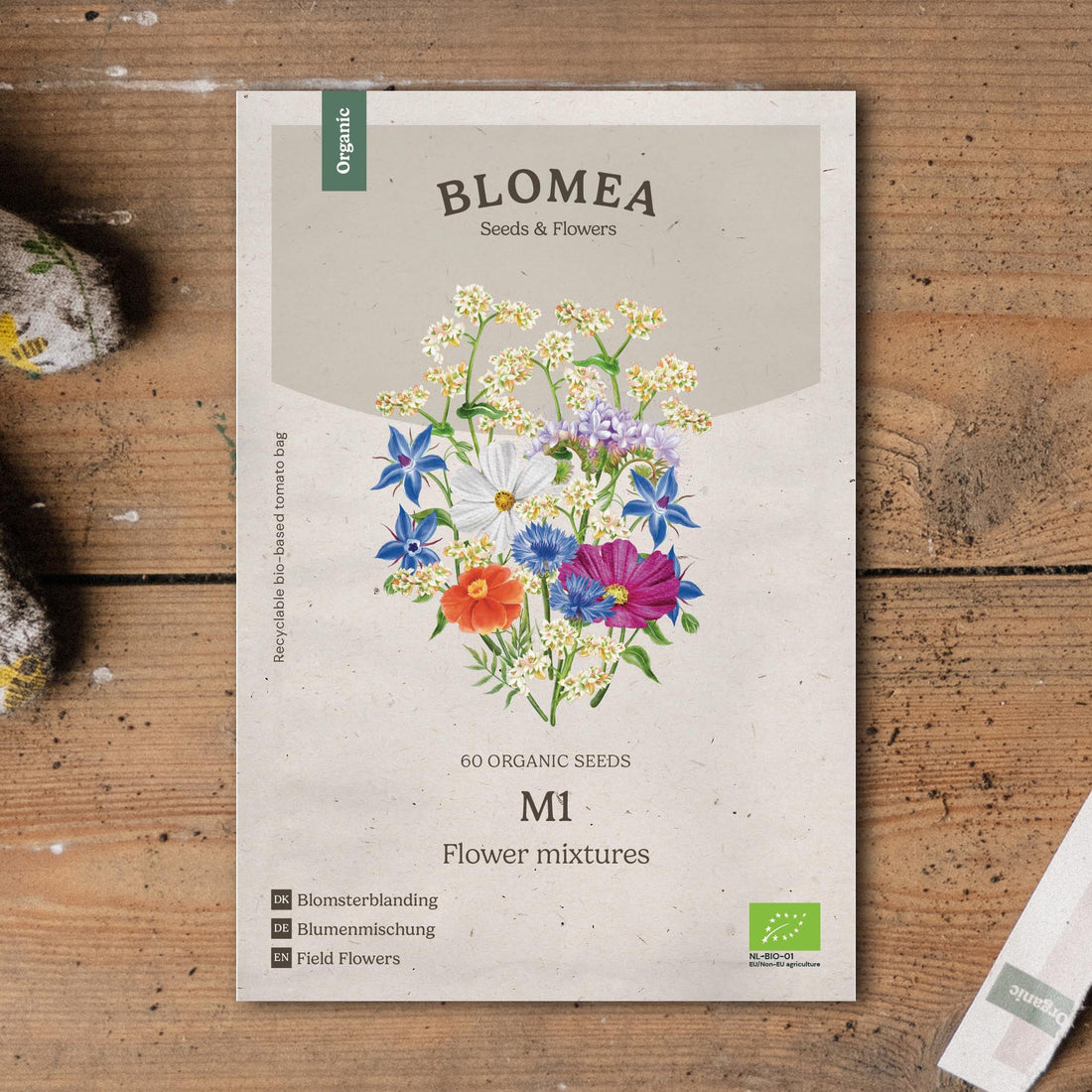 Kukkaseos 'Bloom mix' - 60 luomusiementä