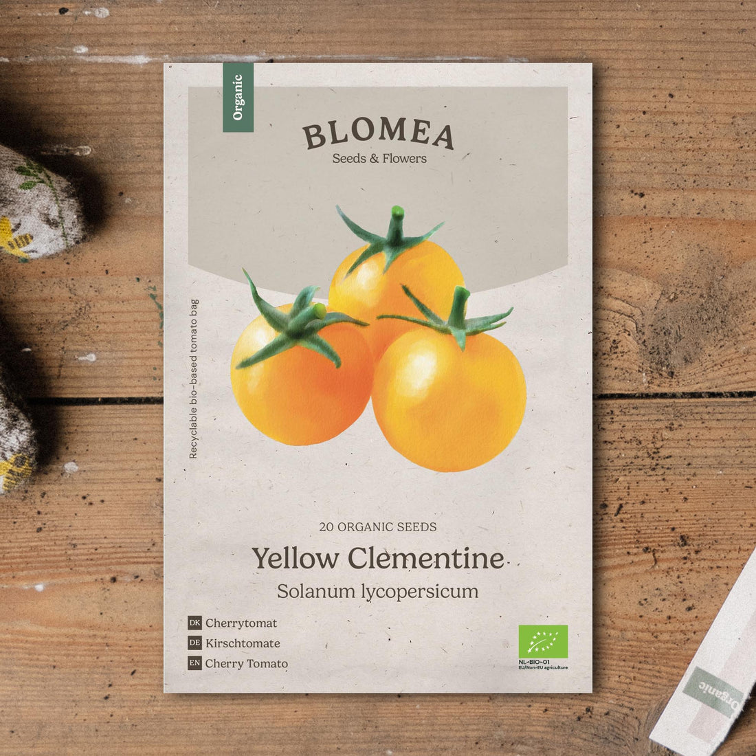 Kirsikkatomaatin siemenet 'Yellow Clemetine' - 20 luomusiementä