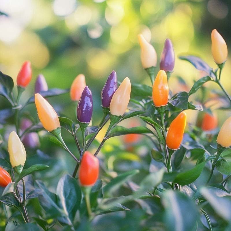 Chilin siemenet 'Lila Luzi' - 5 luomusiementä