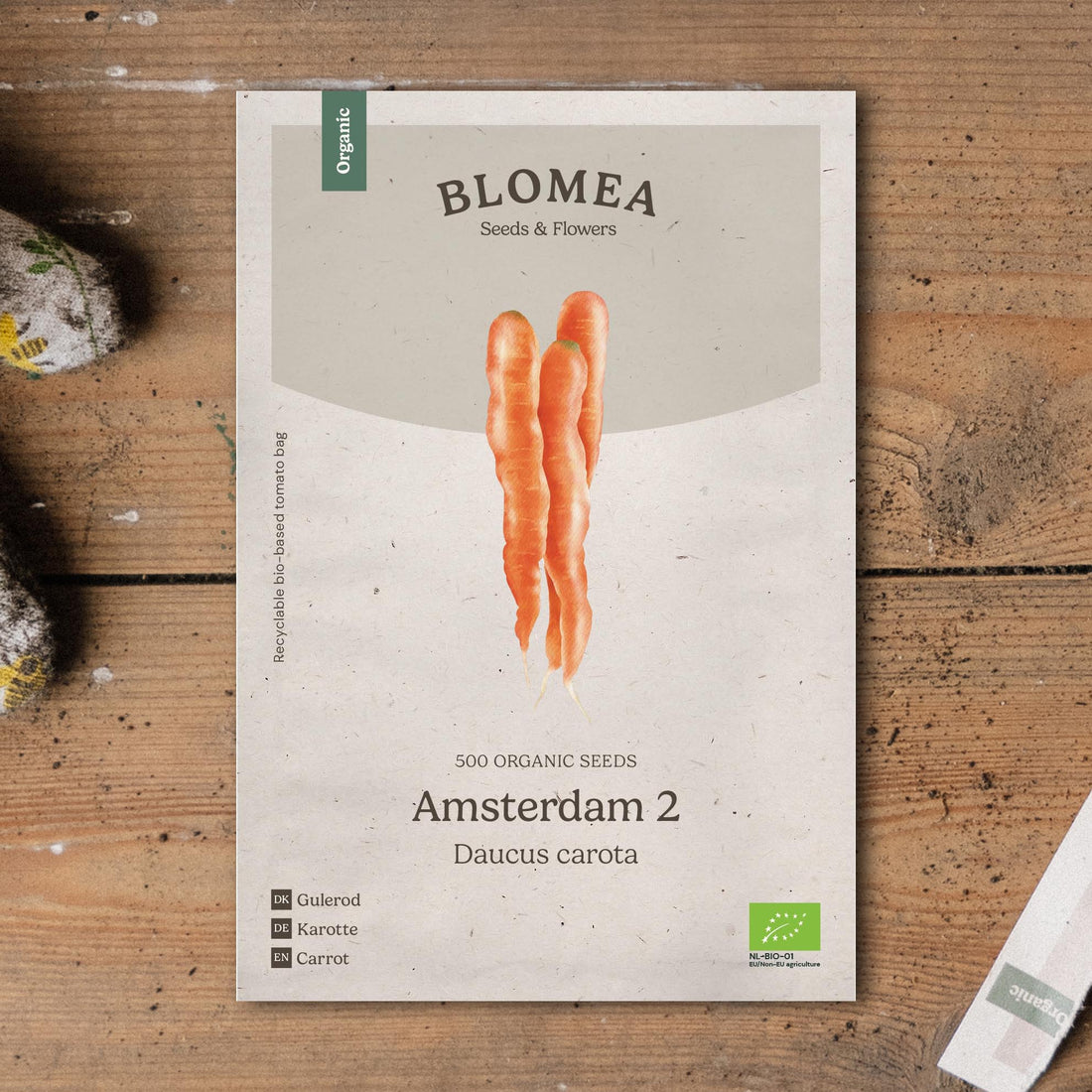 Porkkanan siemenet 'Amsterdam 2' - 500 luomusiementä