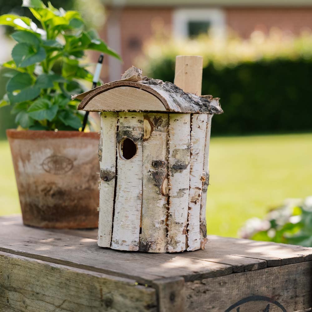 Keinupönttö, koivua, Ø 17 cm Korkeus: 30 cm