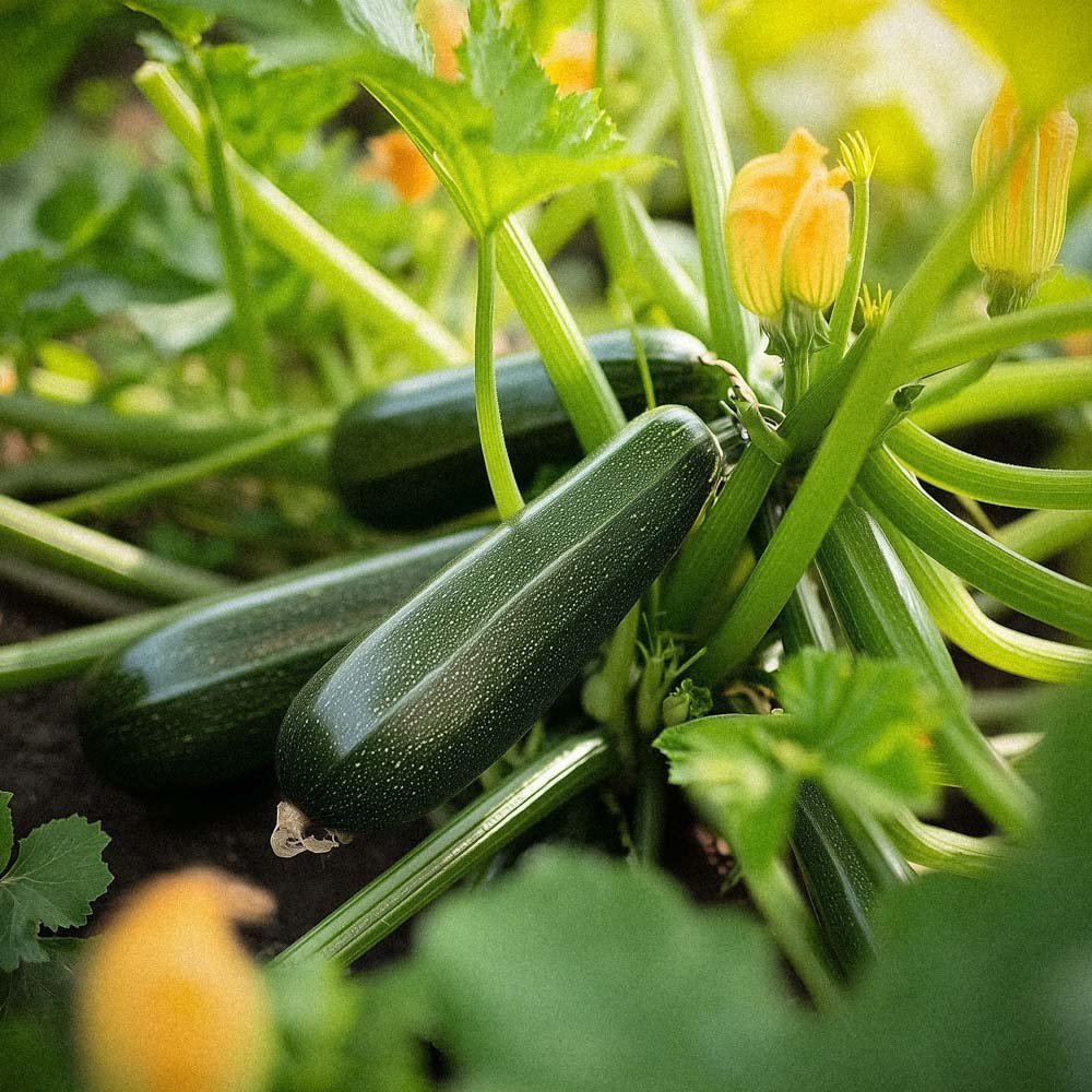 Kesäkurpitsan siemenet 'Zucchini' - 6 luomusiementä