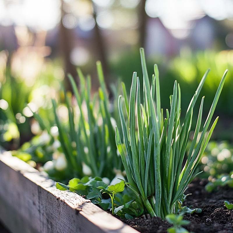 Kevätsipulin siemenet 'Winterheckenzwiebel' - 80 luomusiementä