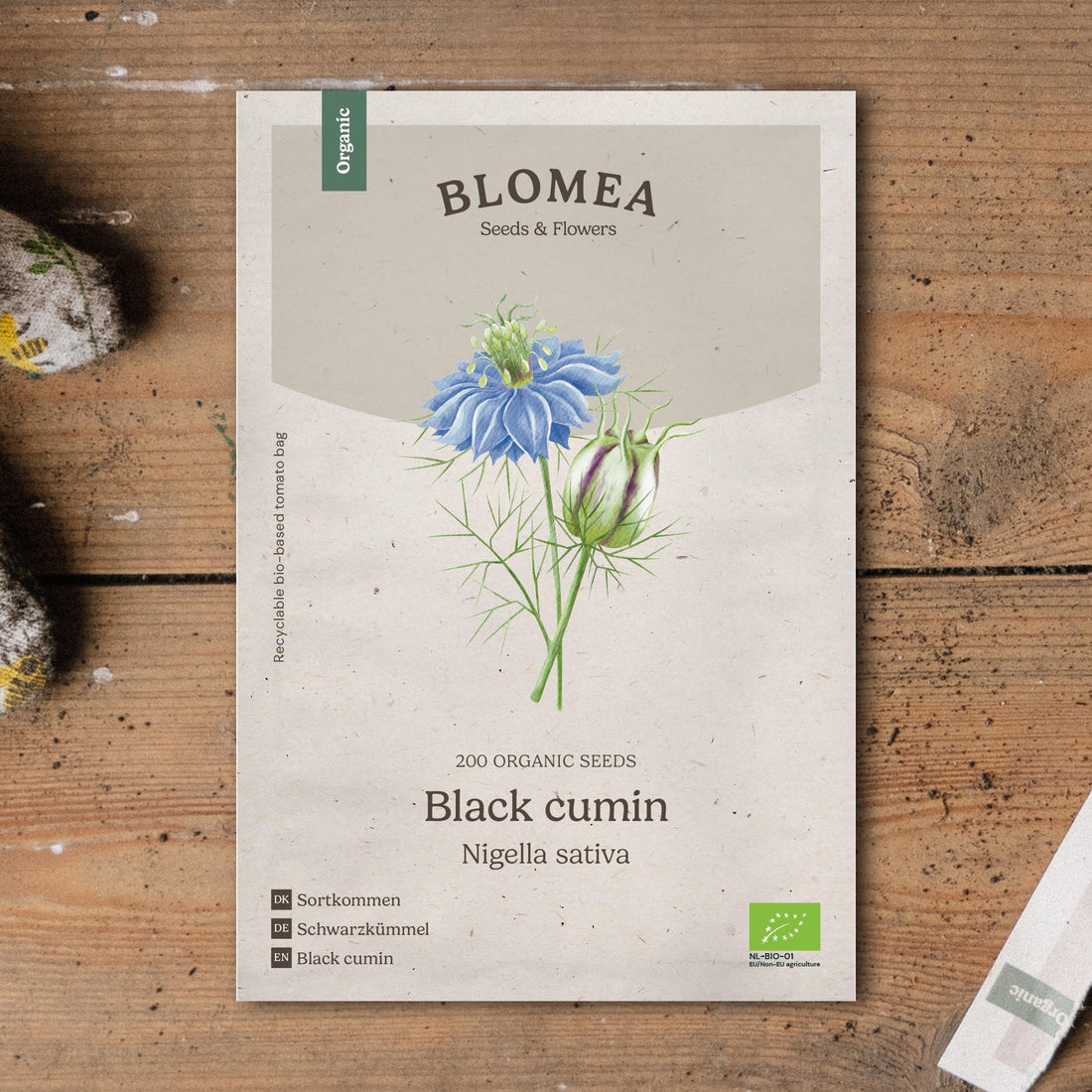 Mustakuminan siemenet - 200 luomusiementä