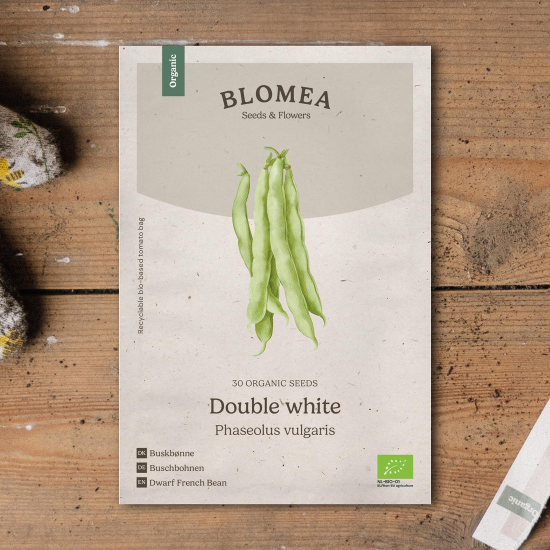 Pensaspavun siemenet 'Double white' - 30 luomusiementä