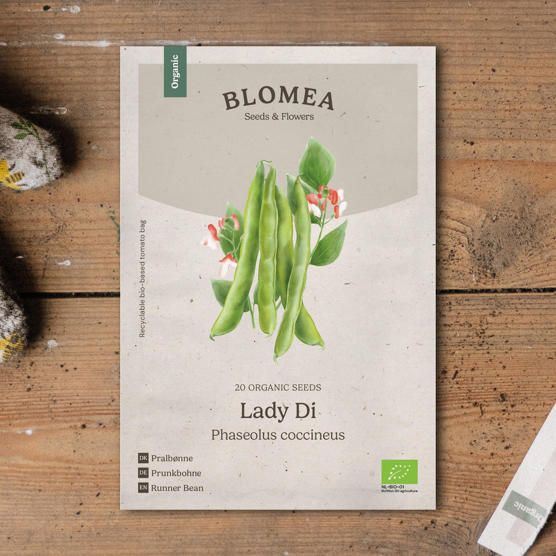 Härkäpavun siemenet 'Lady Di' - 20 luomusiementä