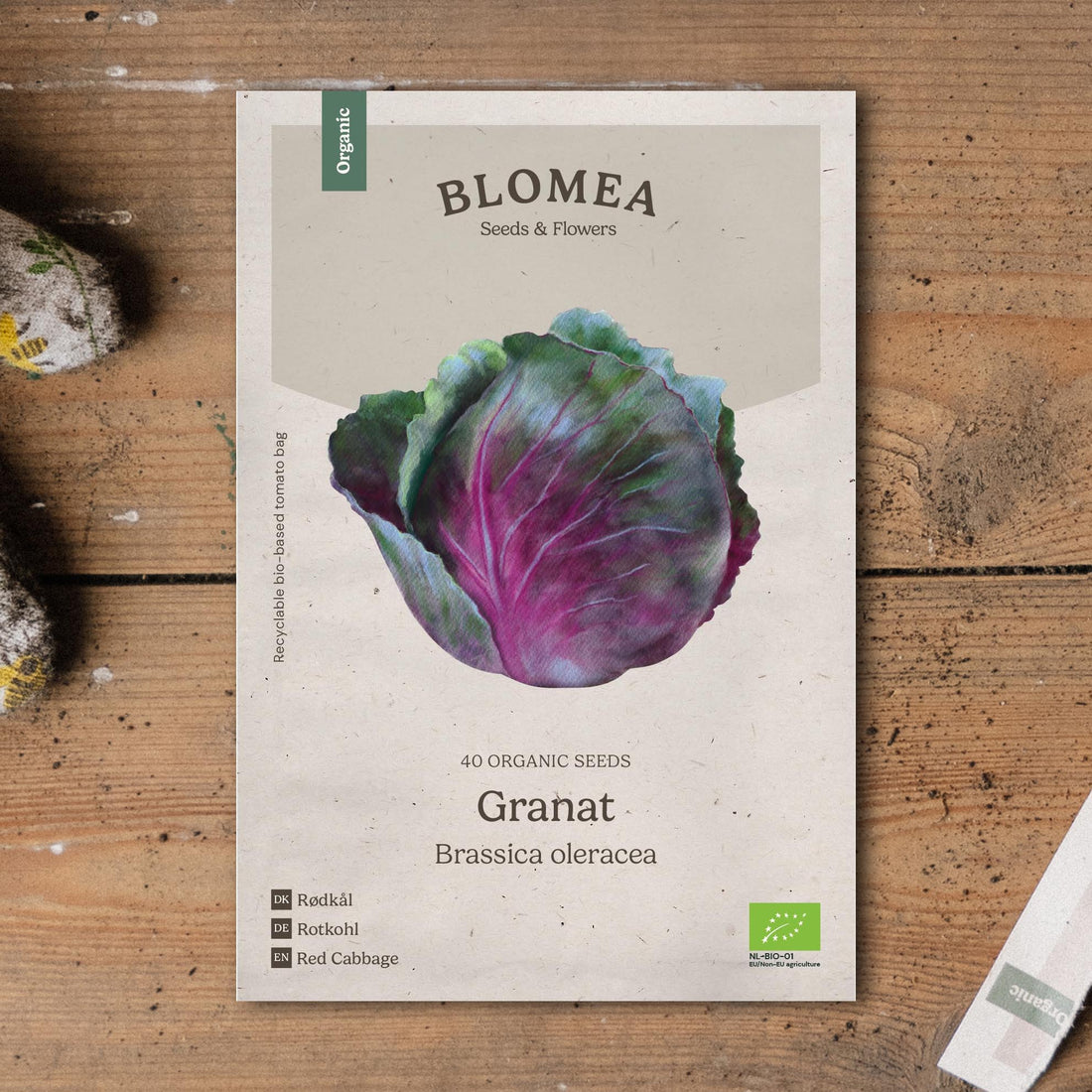 Punakaalin siemenet 'Granat' - 40 luomusiementä