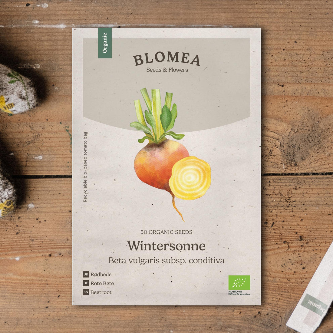 Punajuuren siemenet 'Wintersonne' - 50 luomusiementä
