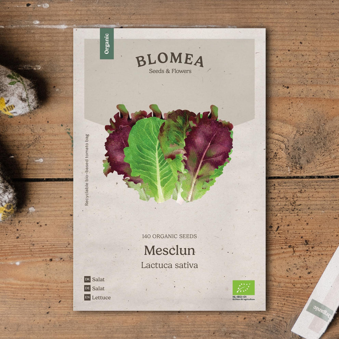 Salaatinsiemenet 'Mesclun' - 140 luomusiementä