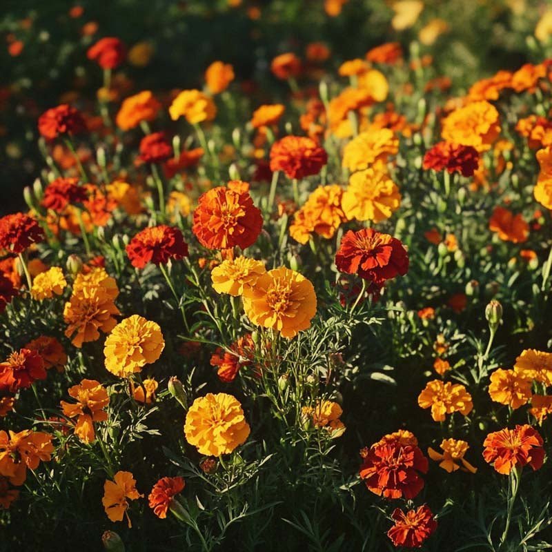 Samettikukan siemenet 'French Marigold, Mixed' - 75 luomusiementä