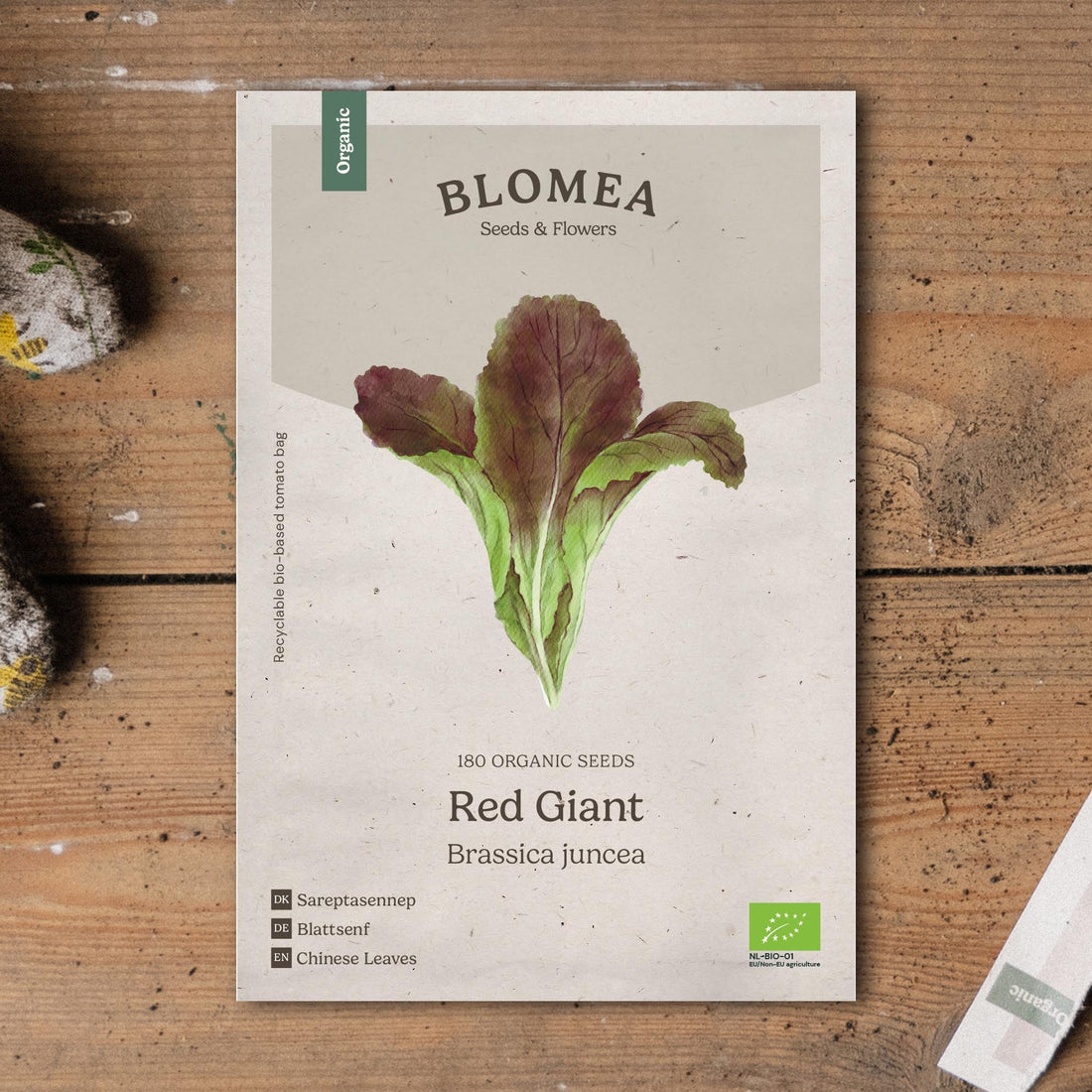 Sarepta-sinapinsiemenet 'Red Giant' - 180 luomusiementä