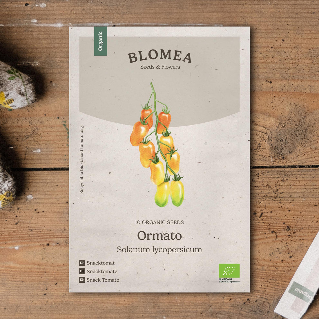 Snack-tomaatin siemenet 'Ormato' - 10 luomusiementä