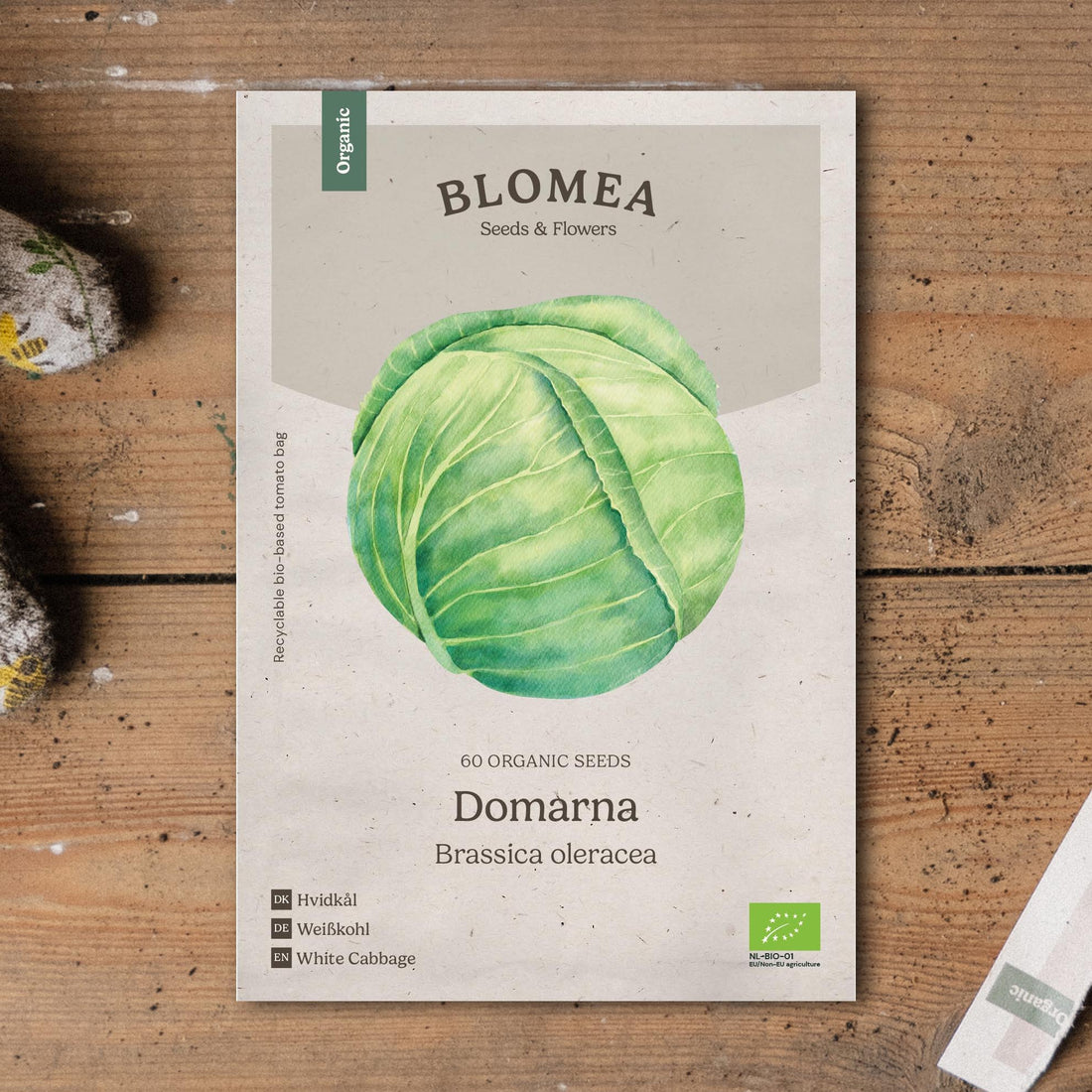 Valkokaalin siemenet 'Domarna' - 60 luomusiementä