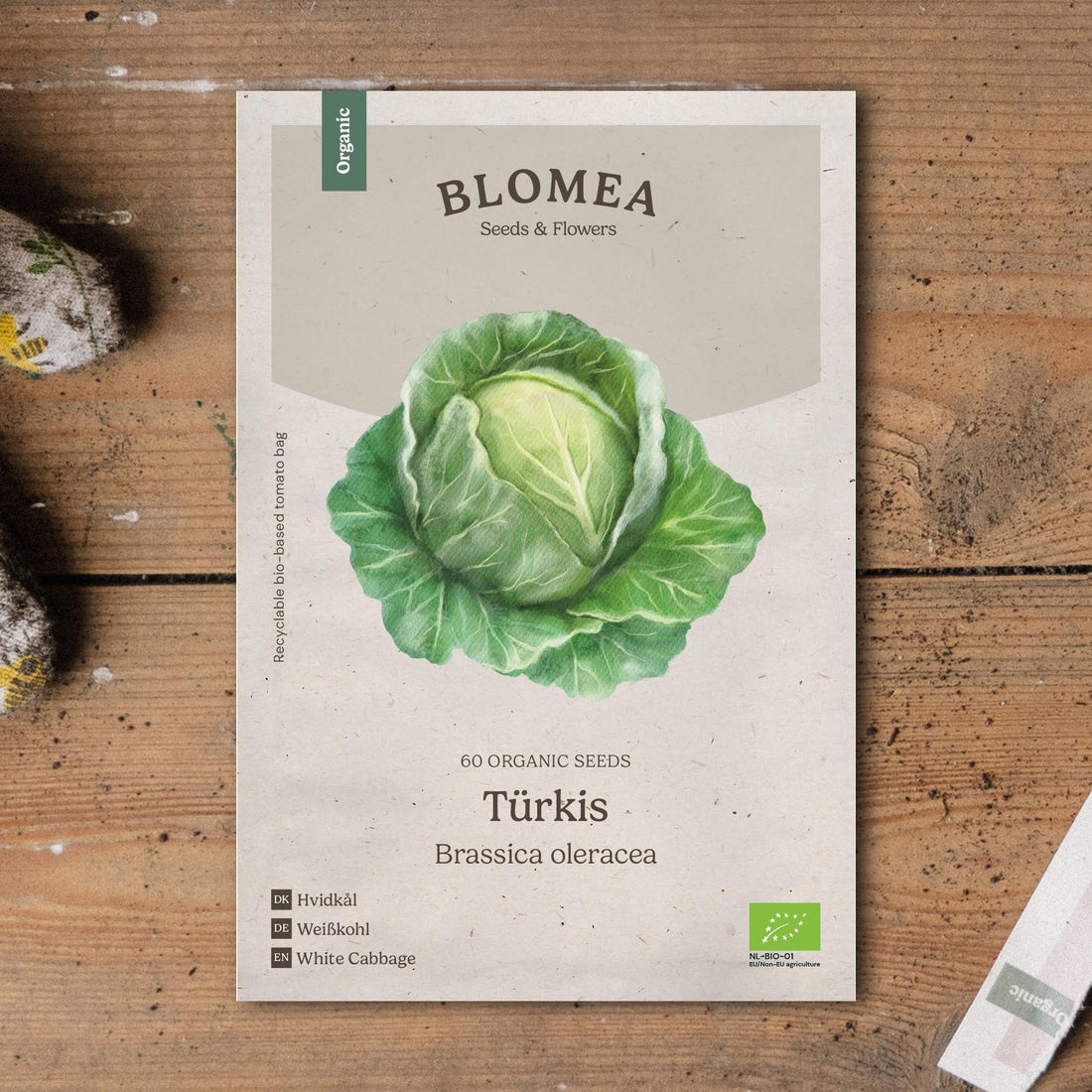 Valkokaalin siemenet 'Türkis' - 60 luomusiementä