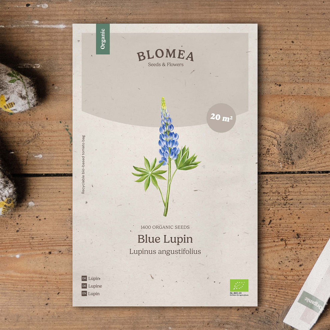 Viherlannoitussiemenet 'Blue Lupin' (20 m²)