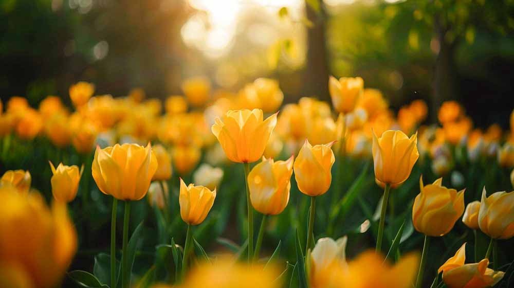 Keltaiset tulppaanit - Blomea.fi