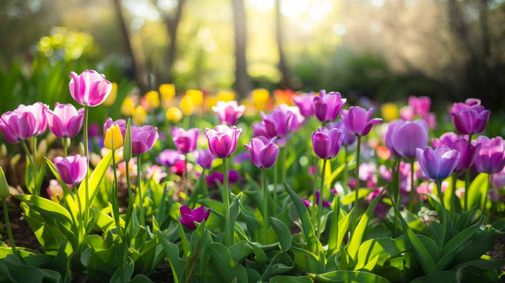 Violetit tulppaanit