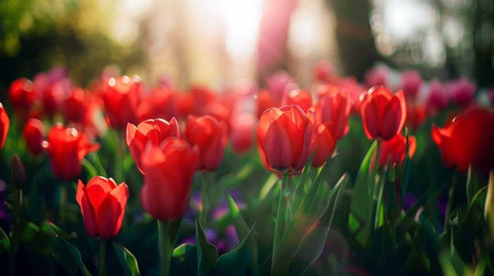 Punaiset tulppaanit - Blomea.fi