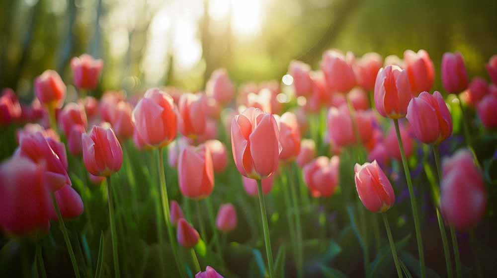 Vaaleanpunaiset tulppaanit - Blomea.fi