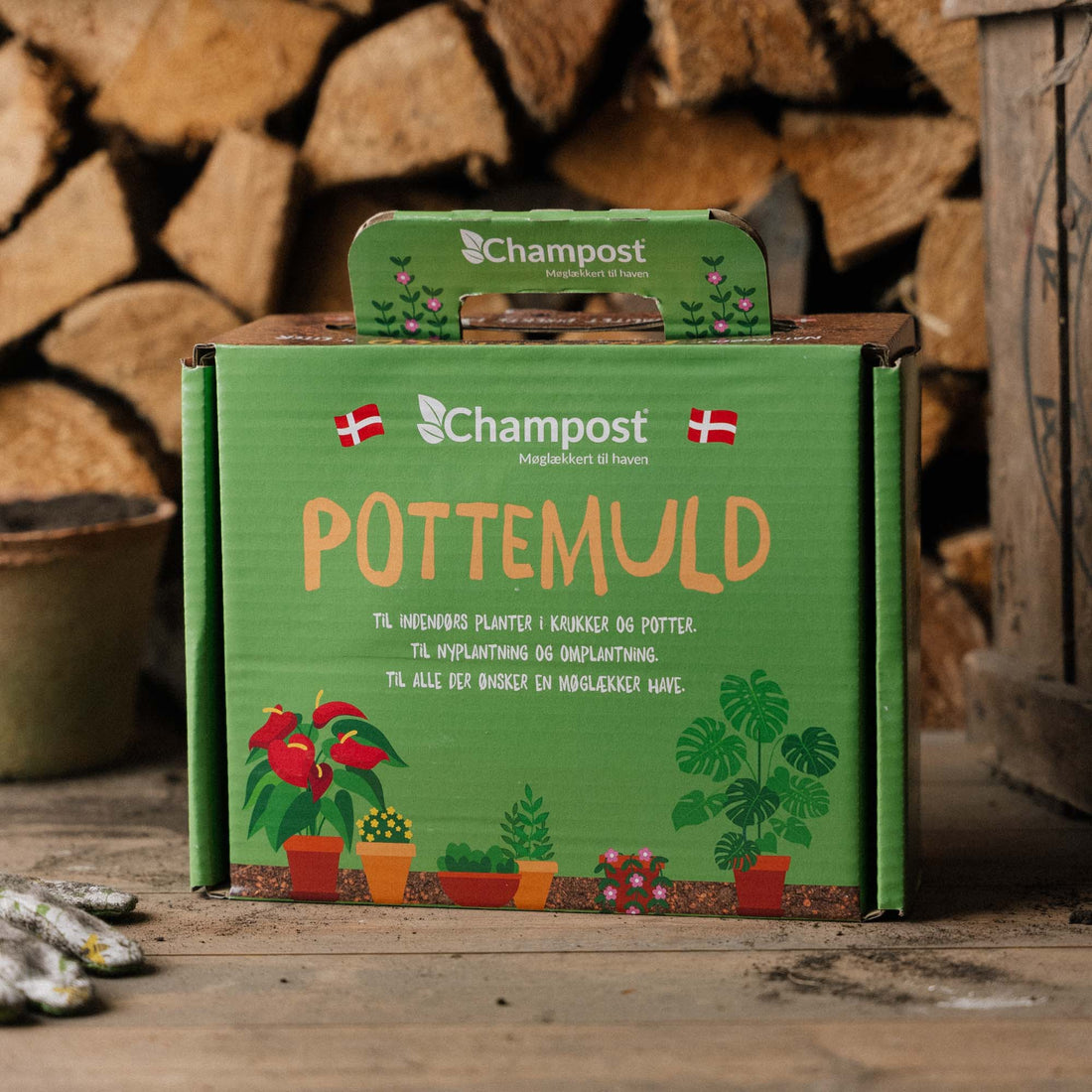 Champost kukkamulta matkalaukkuannos - 4L