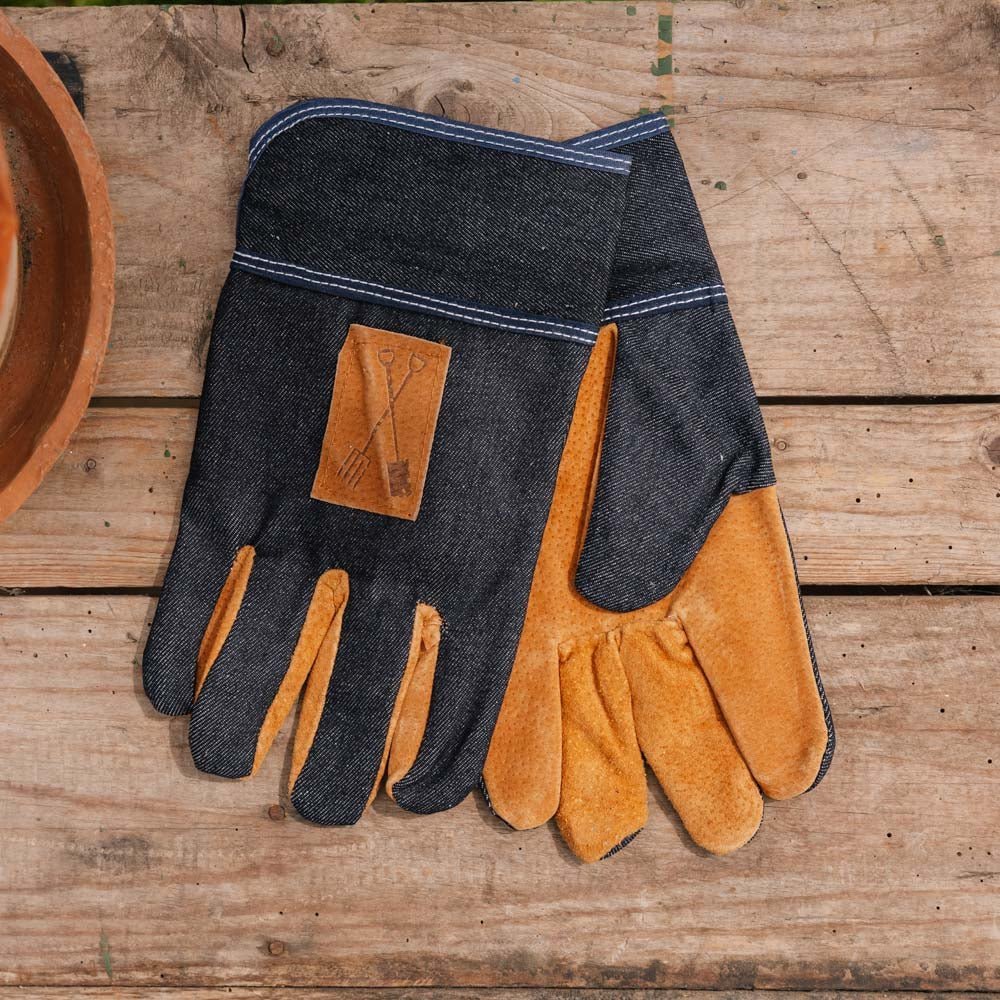 Denim - puutarhakäsineet, yksi koko