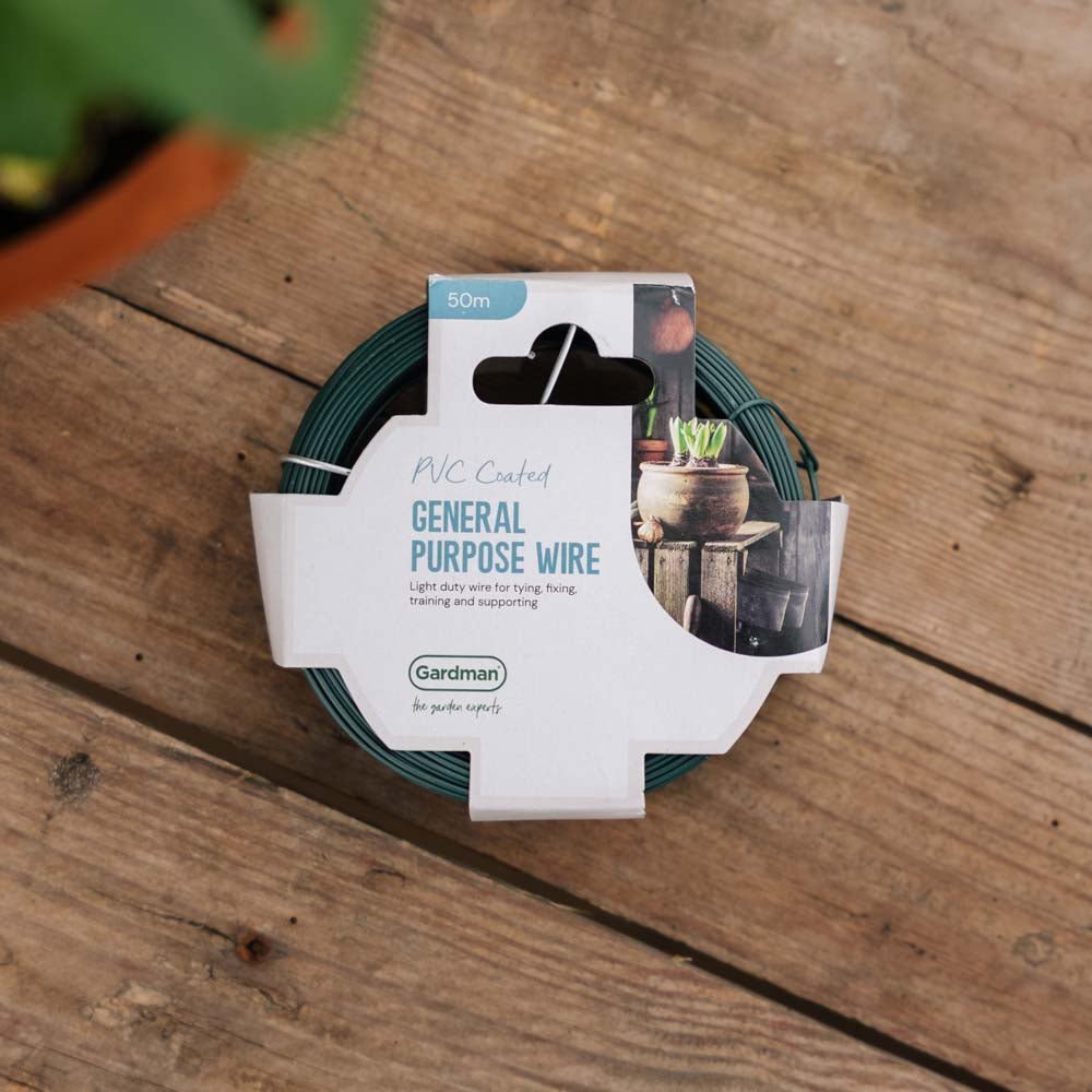 Gardman PVC - päällysteinen teräslanka 50 m
