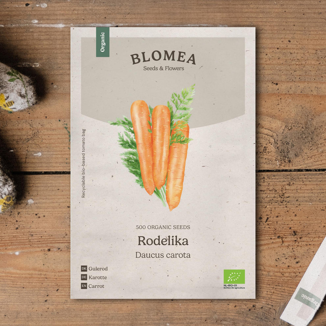 Porkkanan siemenet 'Rodelika' - 500 luomusiementä