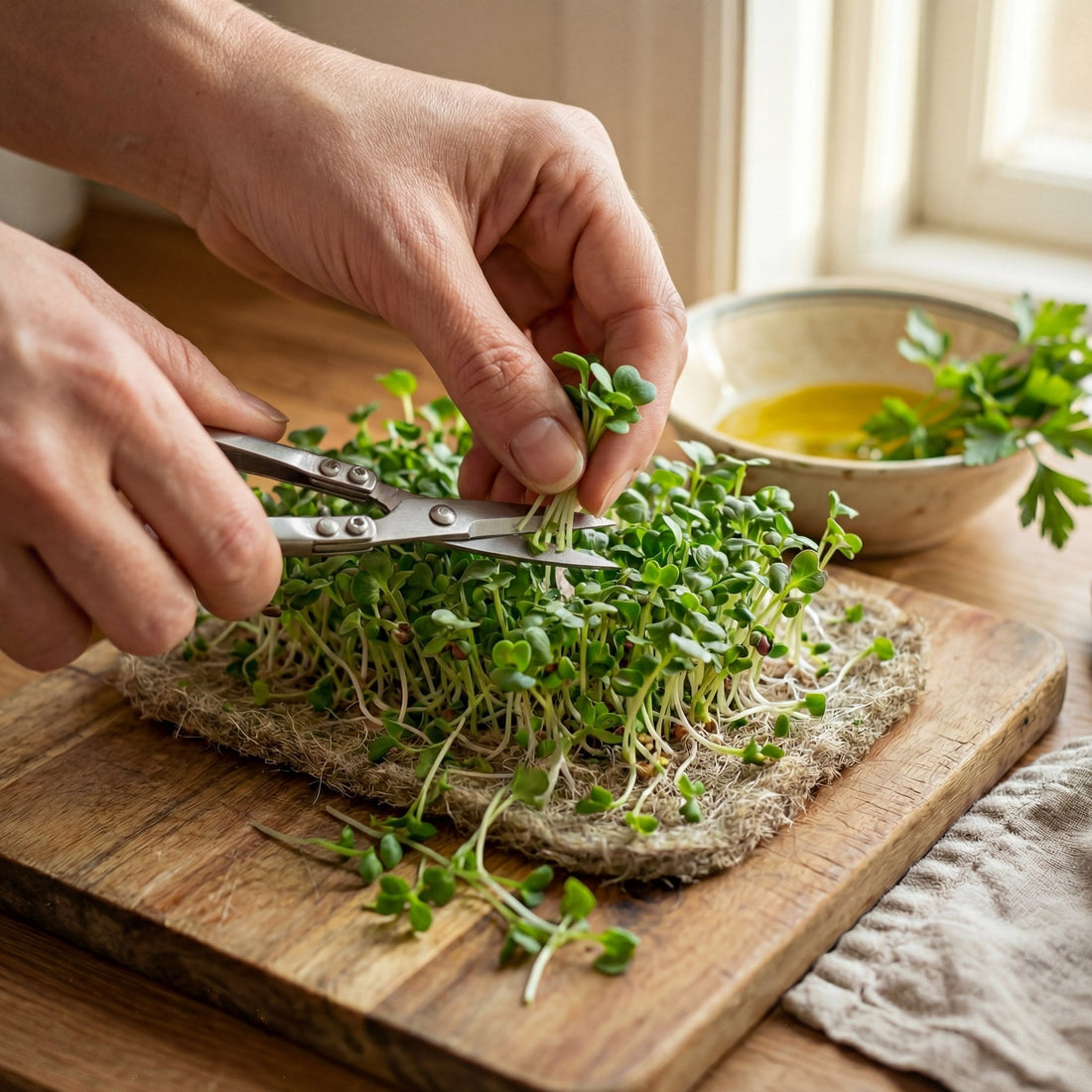 Hamppumatto mikrovihreille, 10 kpl