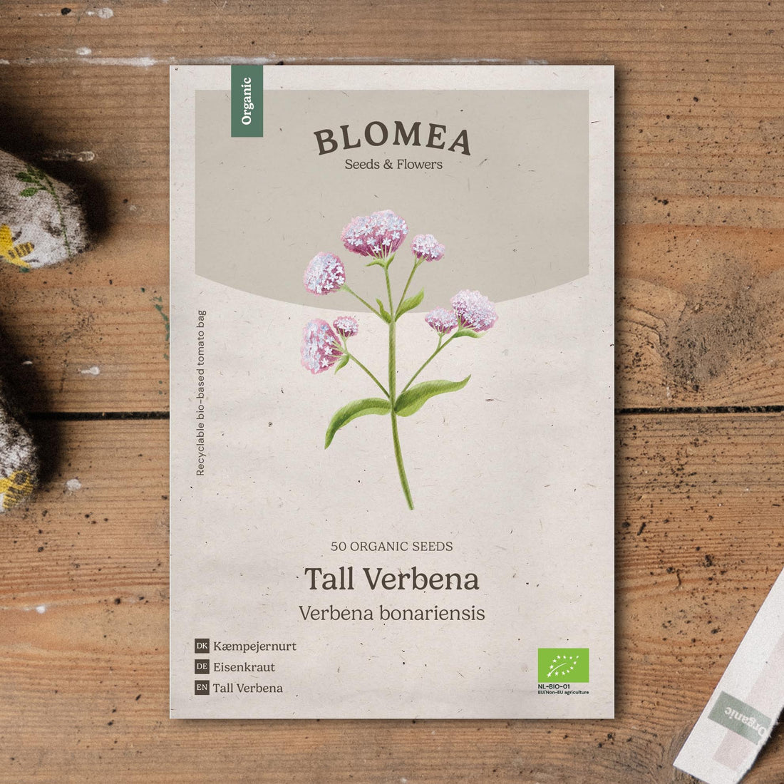 Jättiverbenan siemenet - 50 luomusiementä