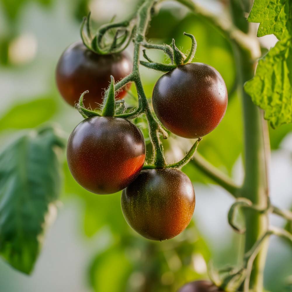 Kirsikkatomaatin siemenet 'Black Cherry' - 10 luomusiementä