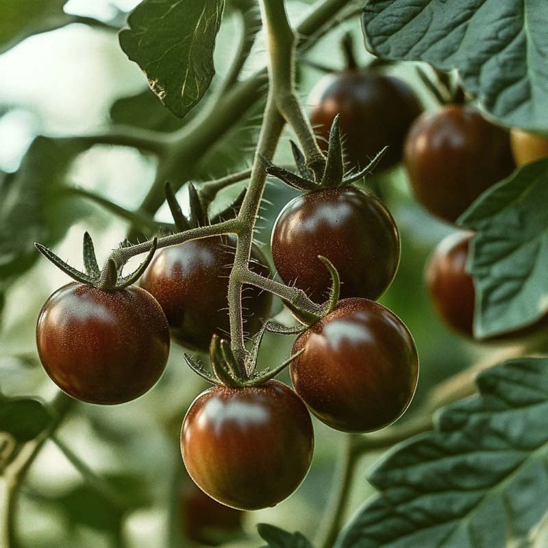 Kirsikkatomaatin siemenet 'Black Cherry' - 10 luomusiementä