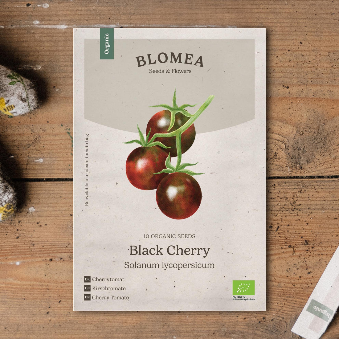 Kirsikkatomaatin siemenet 'Black Cherry' - 10 luomusiementä