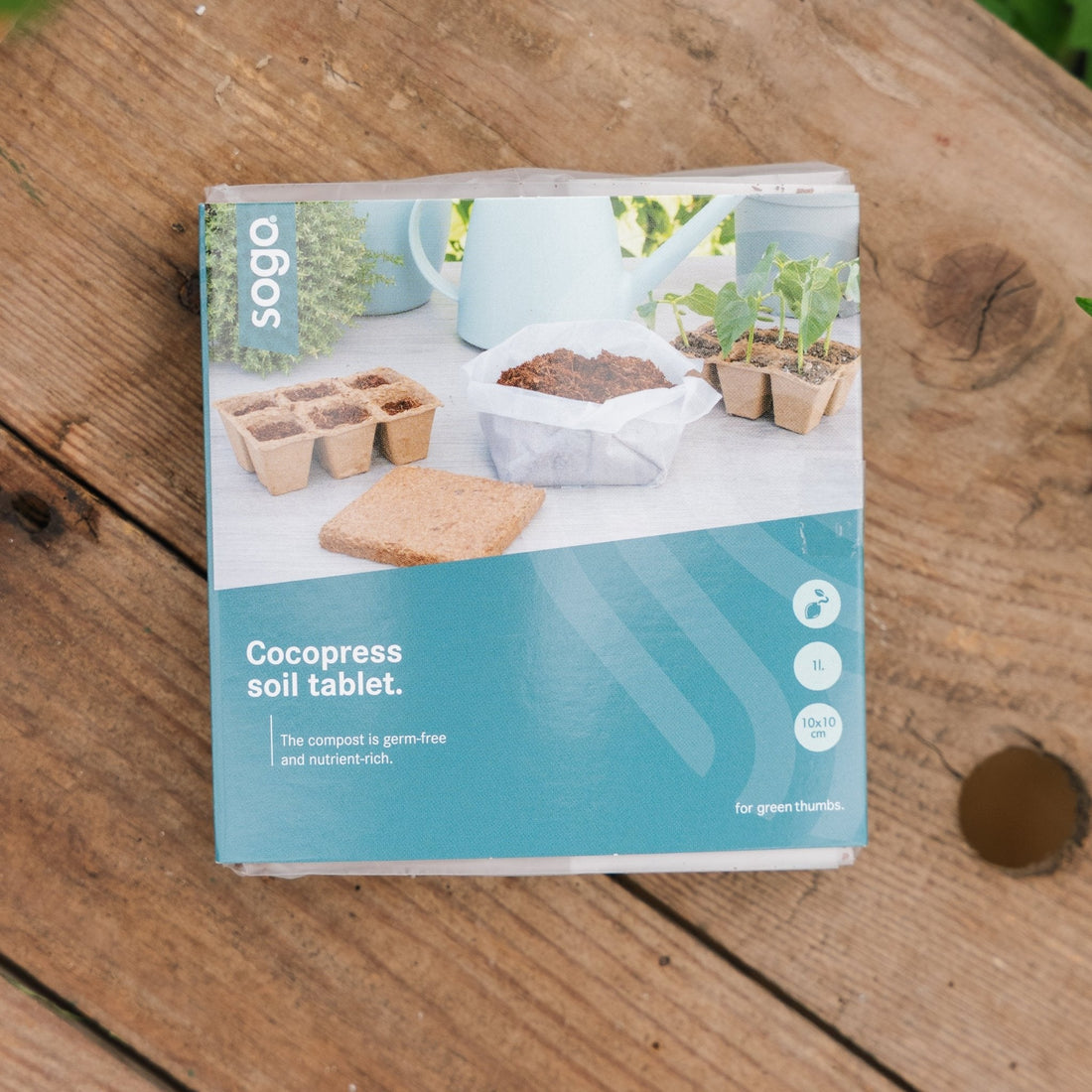 Kookosmulta 1 litra, 10x10 cm