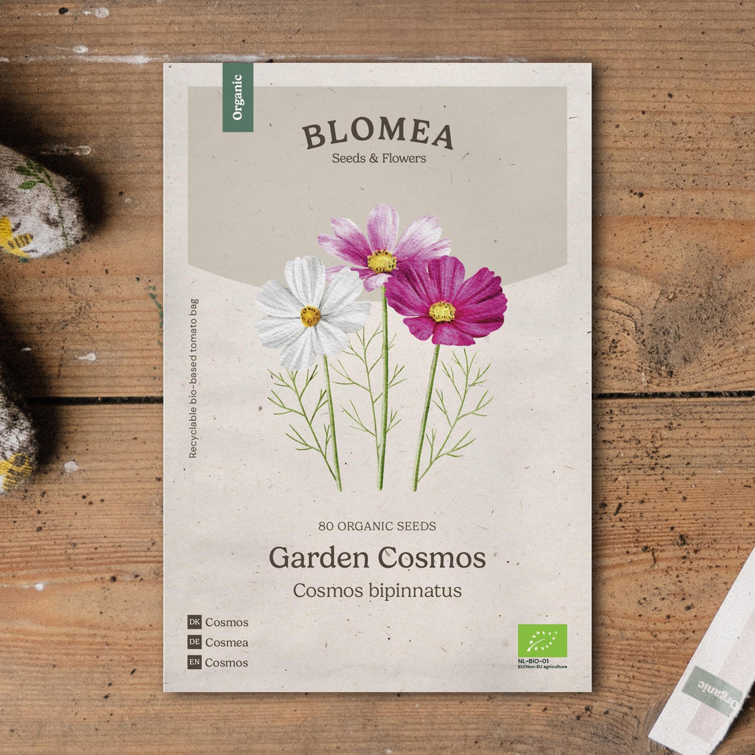 Kosmoskukan siemenet 'Garden Cosmos' - 80 luomusiementä