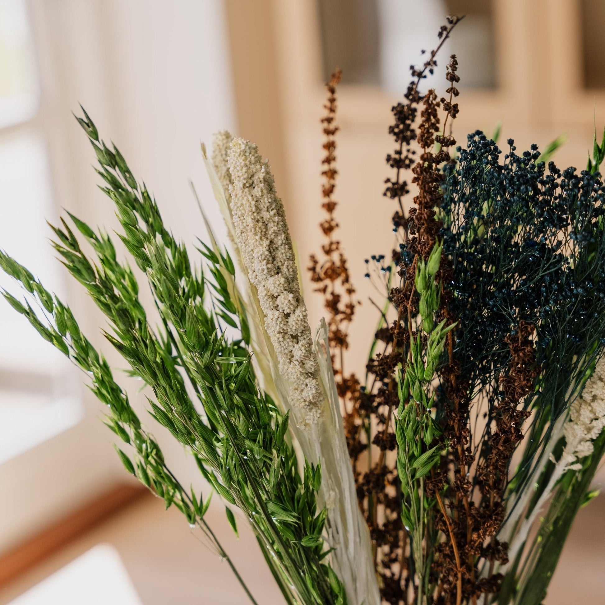 Kuivakukkakimppu, Intohimo, H: 50 cm