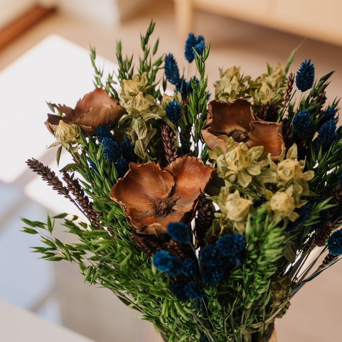 Kuivakukkakimppu, Linnan puutarha, H: 55 cm