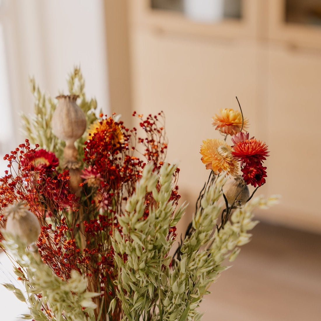 Kuivakukkakimppu, Mystiikka, H: 50 cm