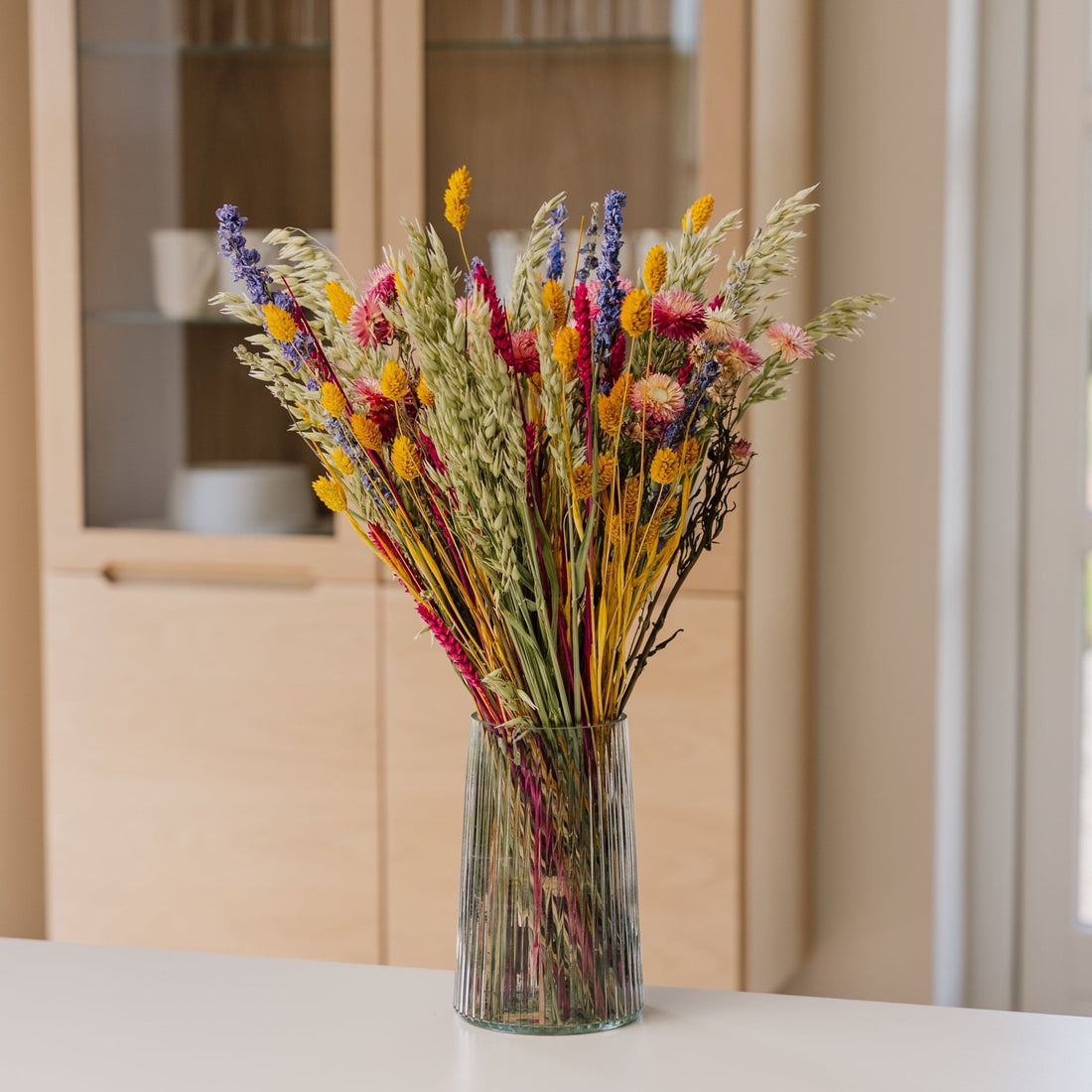 Kuivakukkakimppu, Räjähdys, H: 55 cm