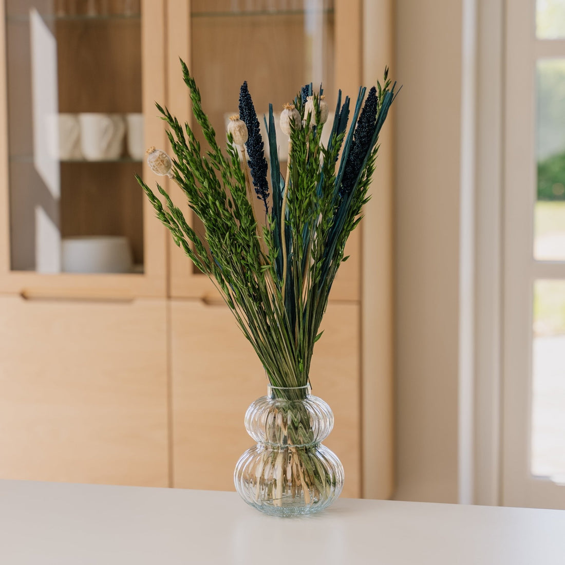 Kuivakukkakimppu, Satu, H: 55 cm