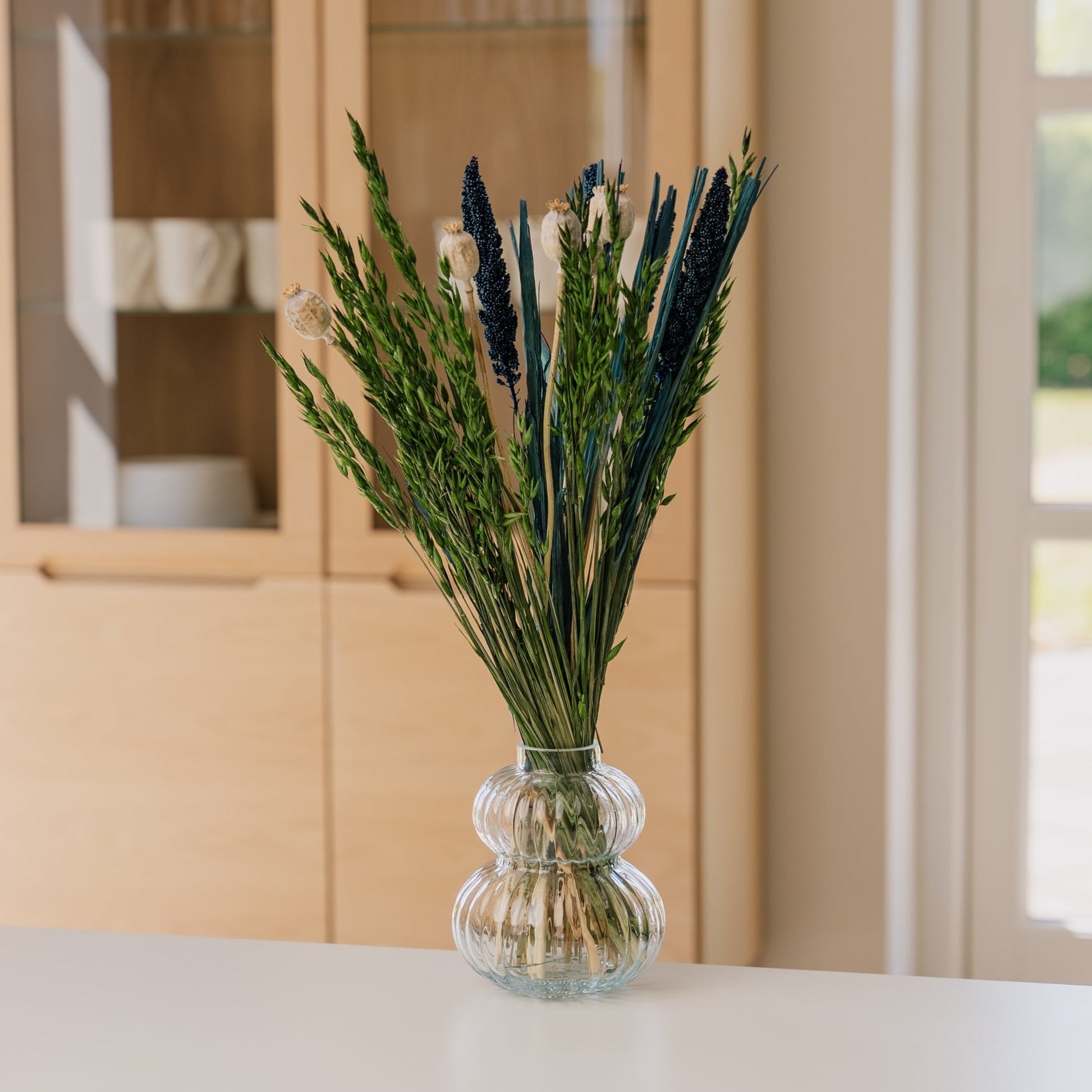 Kuivakukkakimppu, Satu, H: 55 cm