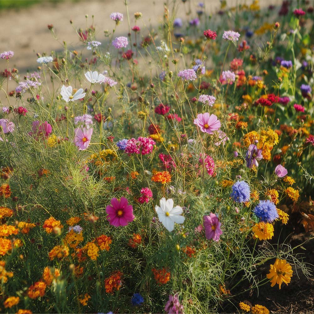 Kukkaseoksen 'Mix' - 700 luomusiementä