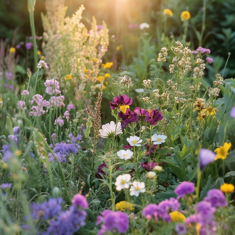 Kukkaseoksen 'Tübingen' - 400 luomusiementä
