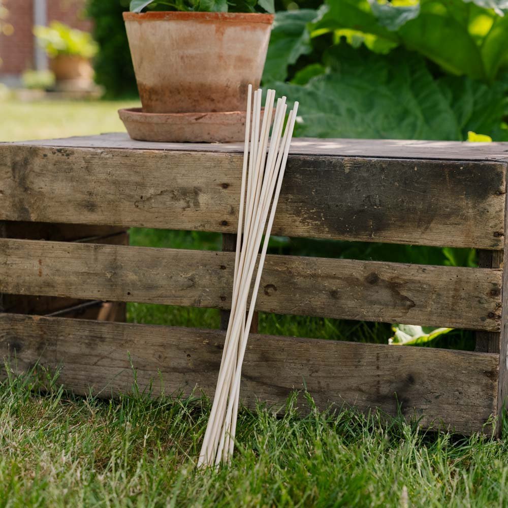 Kukkatikut. Korkeus 50 cm, 10 kpl/nippu