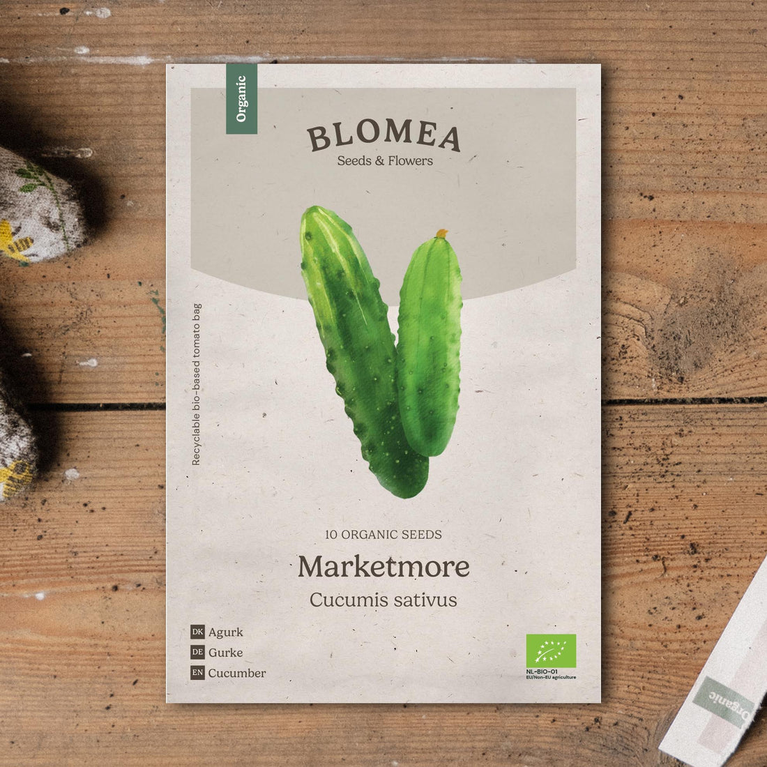 Kurkun siemenet 'Marketmore' - 10 luomusiementä