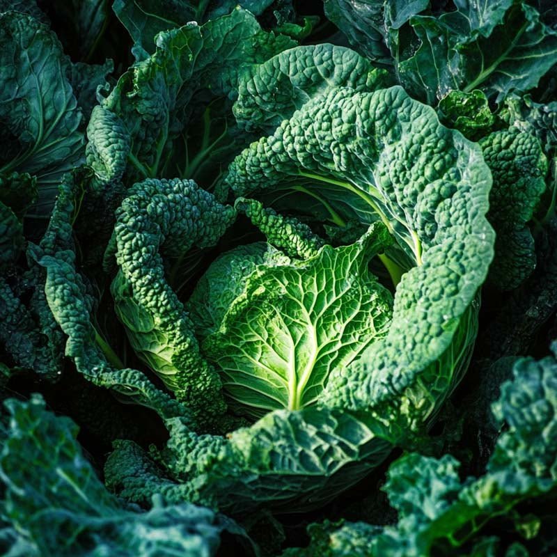 Kurttukaalin siemenet 'Dunkelgrüner Putjes' - 40 luomusiementä