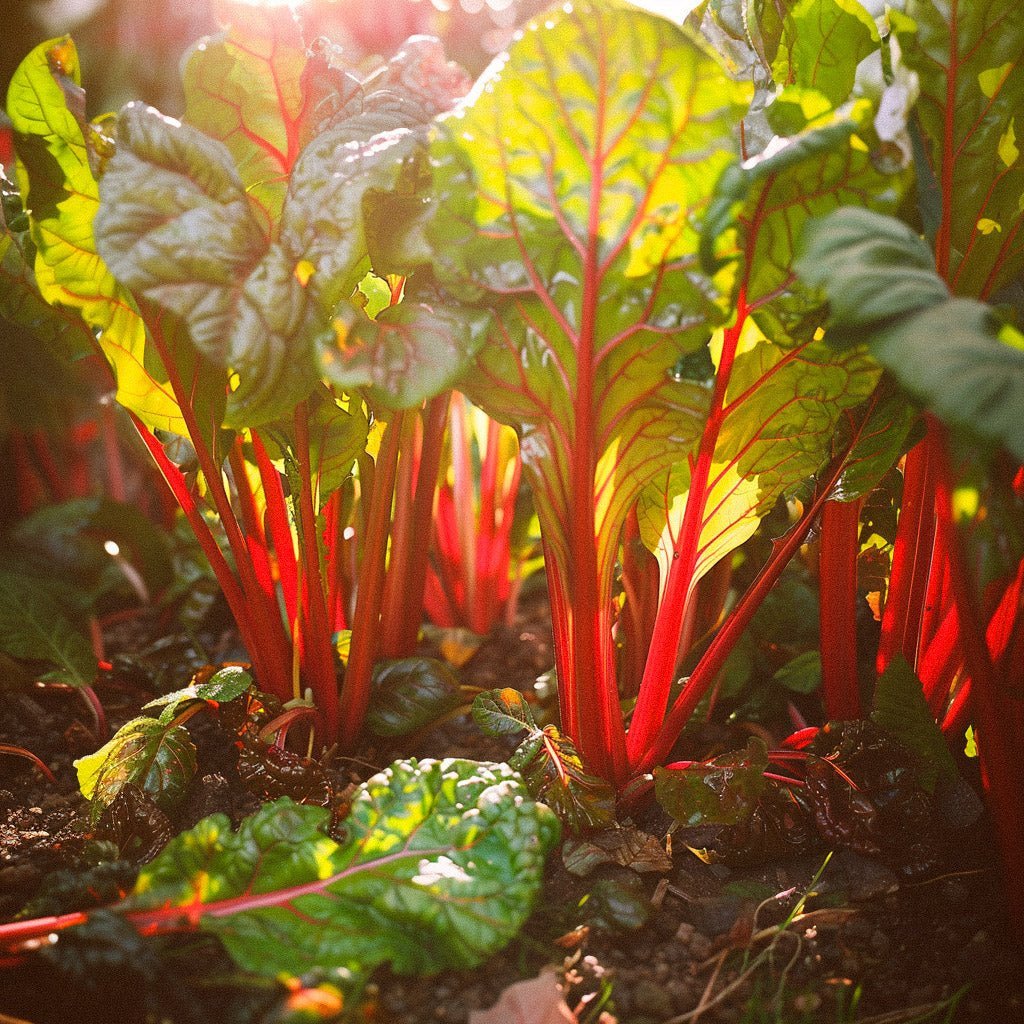Mangoldin siemenet 'Rhubarb chard' - 80 luomusiementä