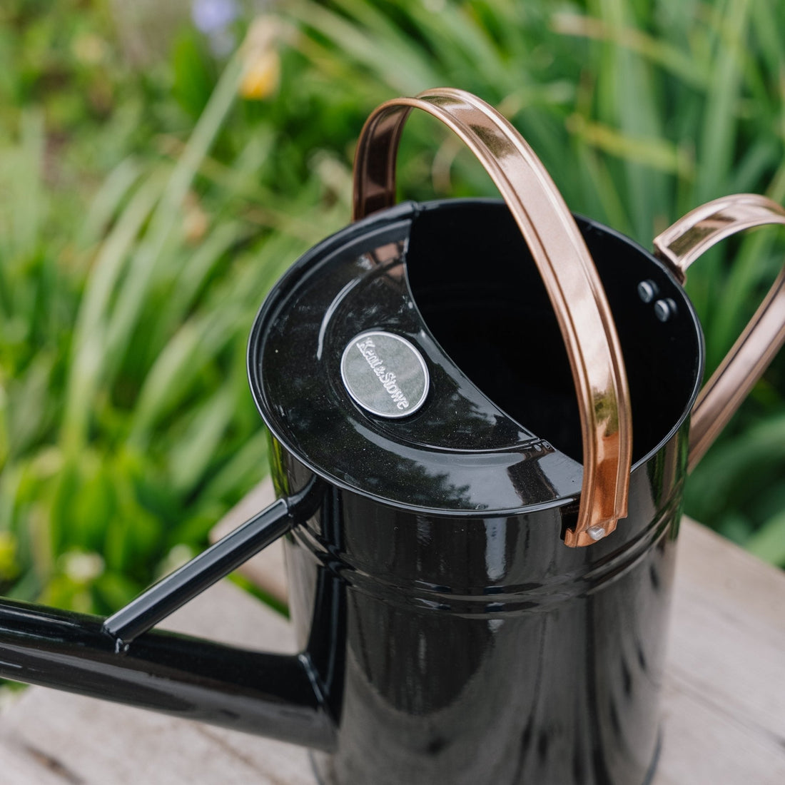 Metallinen kastelukannu, 4,5 l, musta