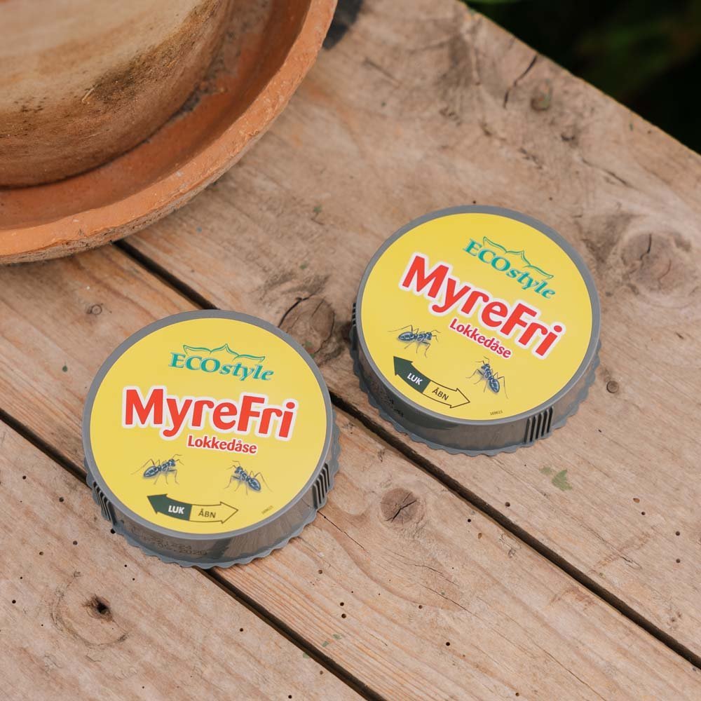 Muurahaisvapaa syöttölokero uudelleensuljettavalla kannella, 2 kpl