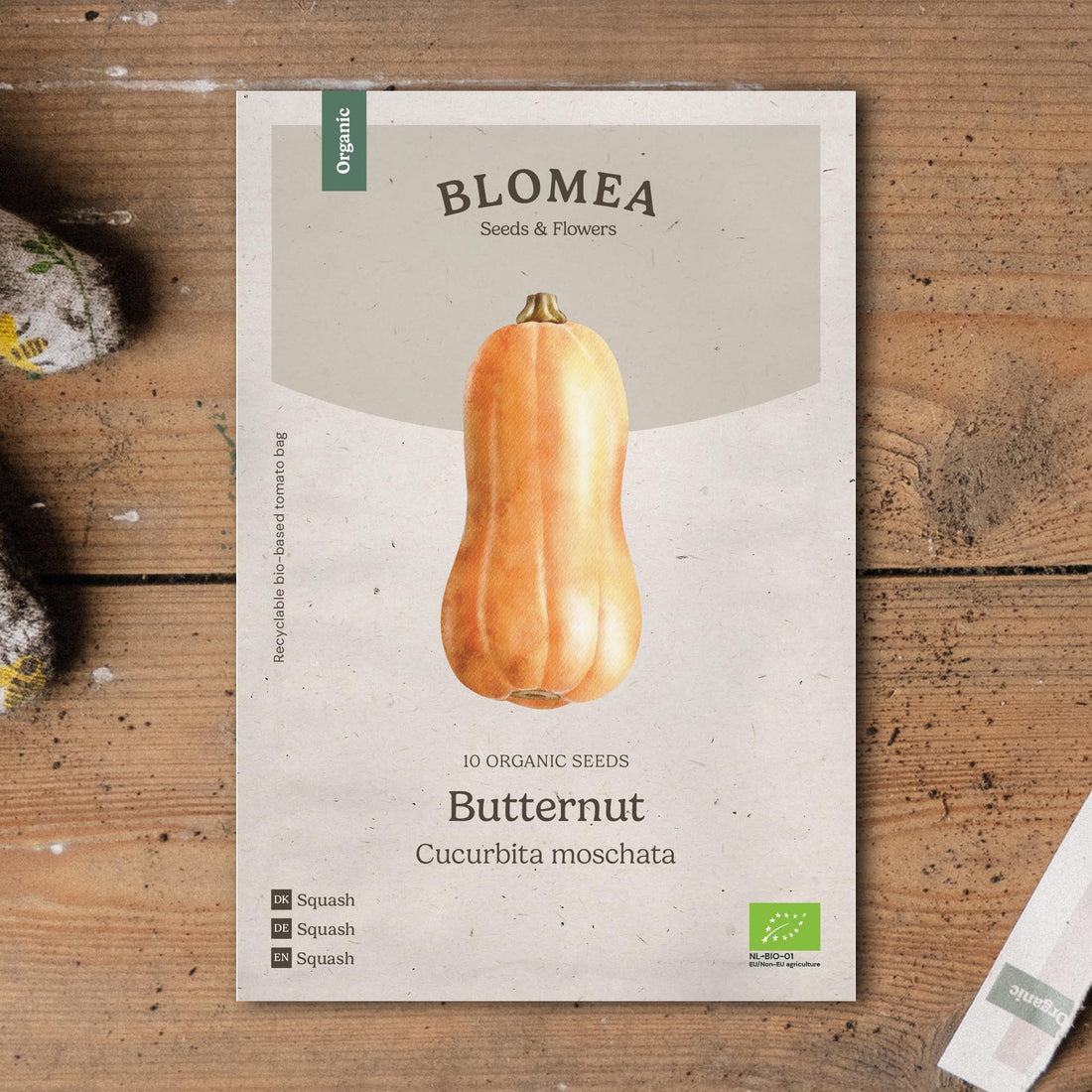 Myskikurpitsan siemenet 'Butternut' - 5 luomusiementä