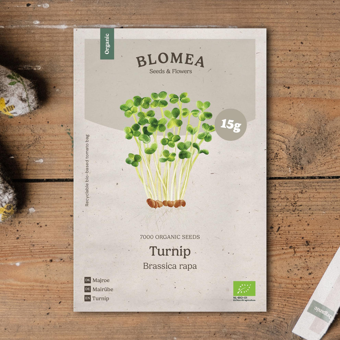 Nauriin mikrovihreiden siemenet - 7000 luomusiementä